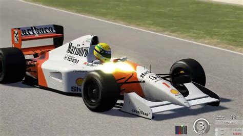 Assetto Corsa McLaren MP4 7 Ayrton Senna Monza 1992 YouTube