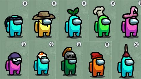 Draw among us character with python turtle. Among Us - All Crewmates Characters with Hats (New Update ...