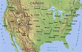 United States geography Karte der USA, Landkarte, Geographie ...