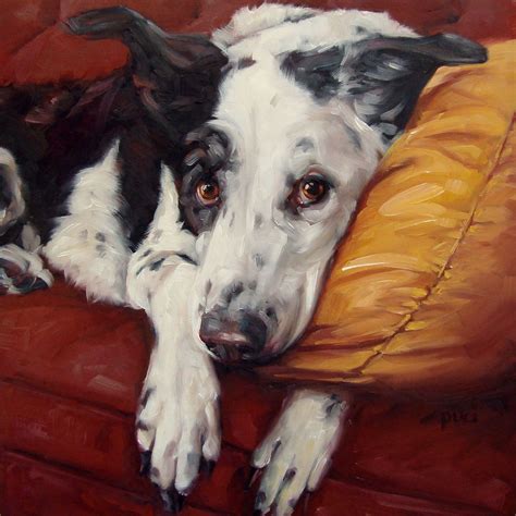 Portraits In Oils Cutest Dogi Love The Expression In The Dogs Eyes