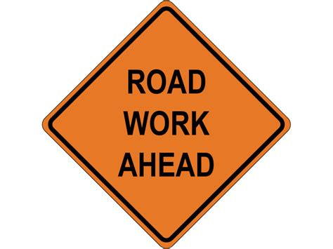Road Work Ahead Roll Up Signs Online Store