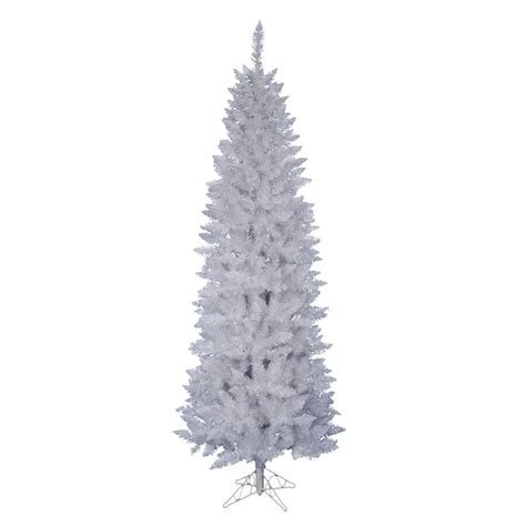 Vickerman 9 Ft White Spruce Slim Artificial Christmas Tree At