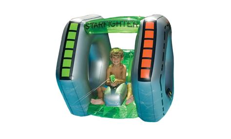 Swimline 90753 Inflatable Starfighter Ride On Squirter Groupon