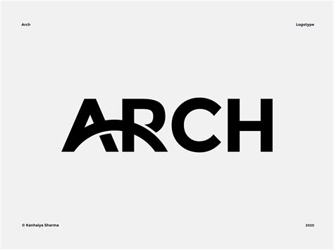 Arch Logo Wordmark By Kanhaiya Sharma On Dribbble