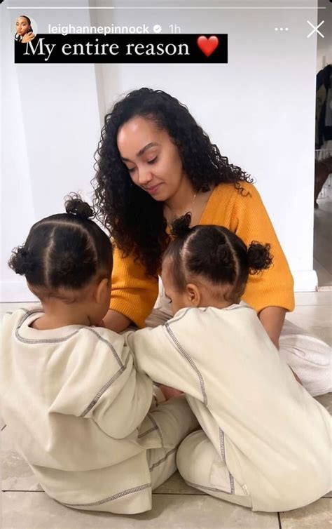 Little Mix S Leigh Anne Shares Rare Snap Of Twins As Fans Work Out Their Gender Ok Magazine