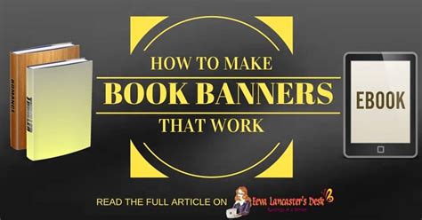 How To Make Book Banners That Work Book Making Books Banner