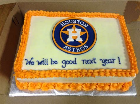 Bakeries in houston, texas gulf coast: Cakes by Mindy: Houston Astros Cake 10" x 15"