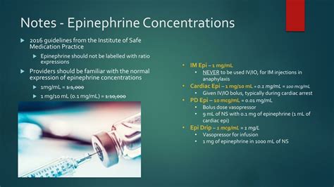 Ppt Vasopressor Doses Of Epinephrine Powerpoint Presentation Free