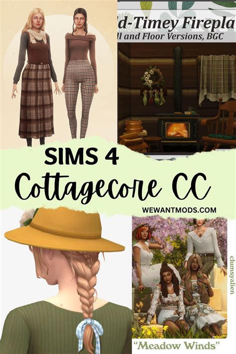 Sims 4 Cottagecore Cc A Rustic World Awaits In 2023 Sims 4 Sims 4