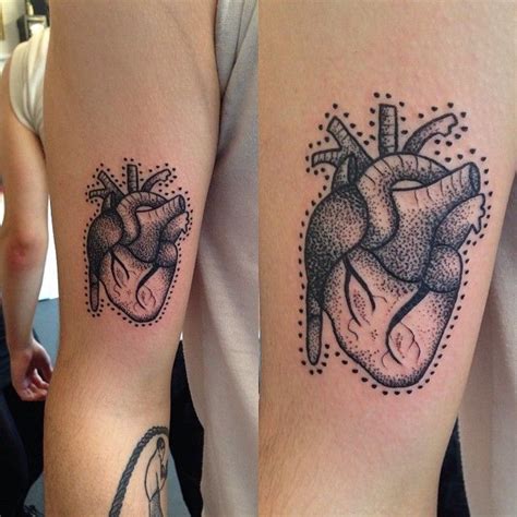 Anatomical Heart Tattoo By Rebecca Vincent Anatomical Heart Tattoo