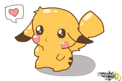 How To Draw A Chibi Pikachu Drawingnow