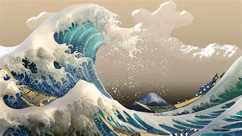 10 Top The Great Wave Off Kanagawa Hd Full Hd 1920×1080 For Pc Desktop 2023