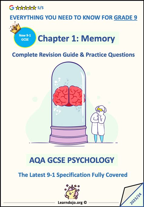 Aqa Gcse Psychology Memory Revision Grade 9 Learndojo