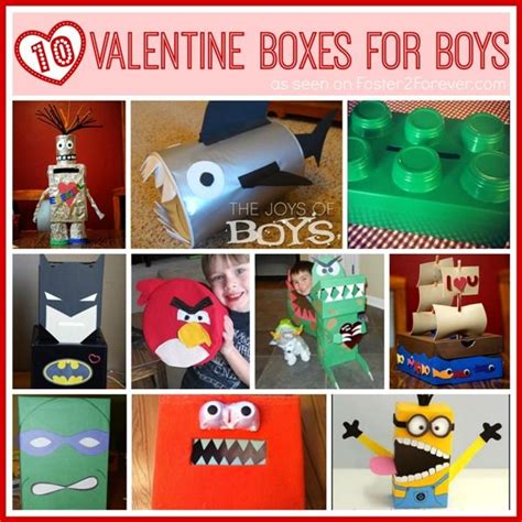 10 Valentines Day Box Craft Ideas For Boys Kids Valentine Day Boxes