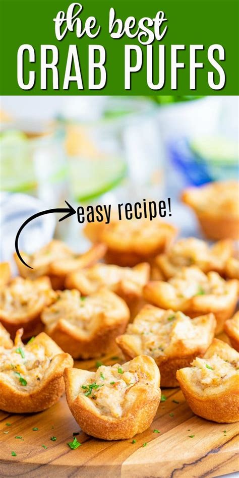 Easy Crab Puffs Recipe Shugary Sweets