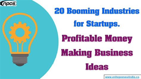 20 Booming Industries For Startups Profitable Money Making Business Ideas