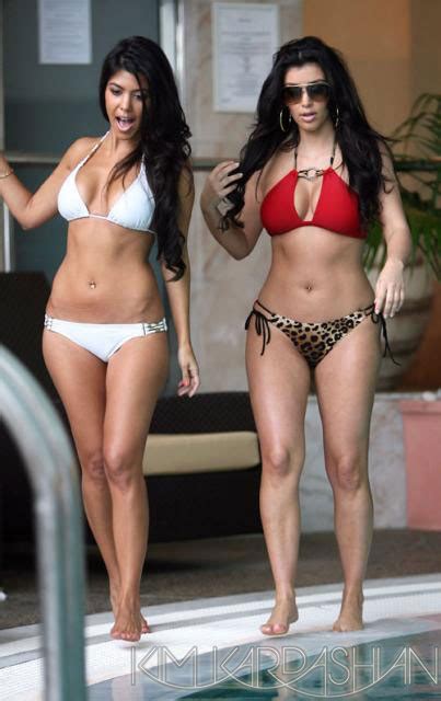 Kim Kardashians Huge B00bs In Bkini Hollywood Celebrities