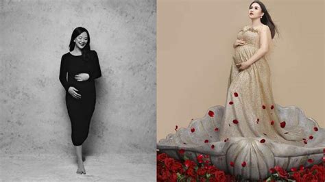 Beda Gaya Maternity Shoot Yuanita Christiani Dan Vicky Shu