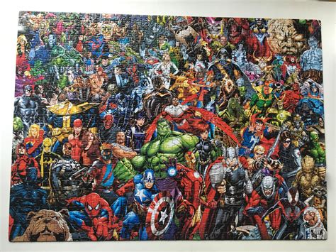 This marvel puzzle is the ultimate marvel gift for marvel comics fans and avengers fans of all ages. 1000 piece Marvel superheroes puzzle, one of my favourites ...