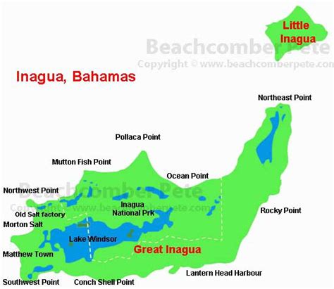Inagua Bahamas Map Of Inagua Bahamas Inagua Bahamas Map Beachcomber