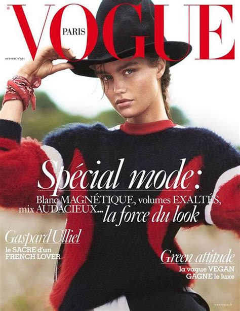 Vogue Paris October 2016 Cover Vogue France