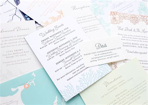 Insert Card Wording Samples The Wedding Stationery Guide Banter And