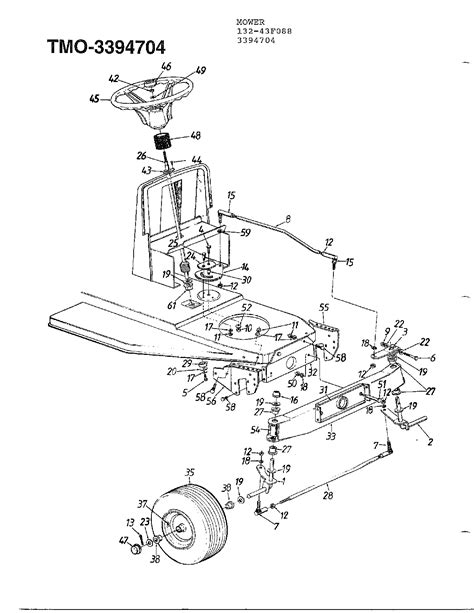 Looking For Mtd Model 3394704 Front Engine Lawn Tractor Repair