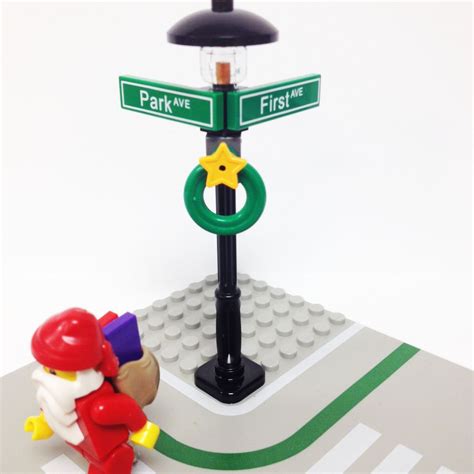 Minifigurepacks Lego Citytown Street Sign Lamp Post Intersection
