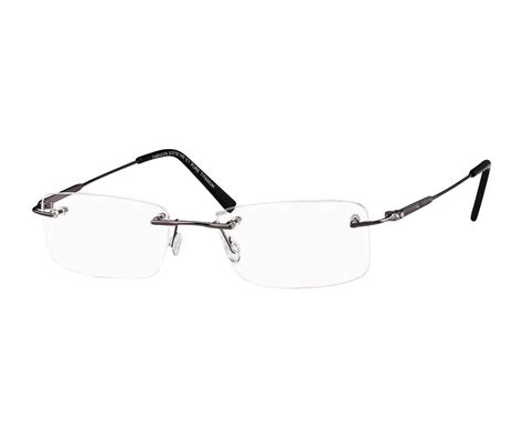 Naturally Rimless Sophisticated Eyeglasses Size Rimless Frame