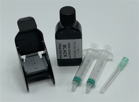 Black Hp Ink Cartridge Refill Kit For Refilling Hp 350