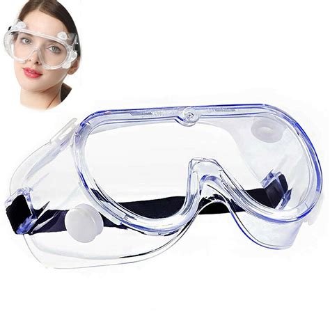 1pc Outdoor Eye Protection Eyewear Over Glasses Safety Goggles For Work
