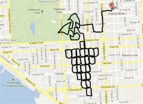 Learn how to draw gps pictures using these outlines or print just for coloring. GPS drawing on bike by michael wallace