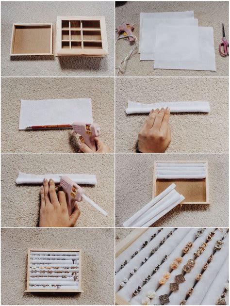 You will need to get some earring holder or you can also be creative and try to make some on your own. DIY stud earring holder | Someday I will be crafty.. | Pinterest
