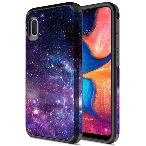 Samsung Galaxy A10e Case Rosebono Slim Hybrid Shockproof Hard Cover