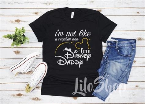 Disney Daddy Tee Shirt Funny Dad Disney Shirt Dad Shirt Etsy