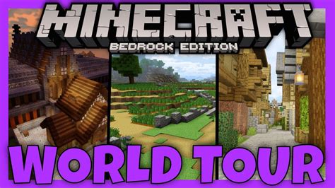 In this game, you must master the world and have limited resources to survive on. WORLD TOUR! - Bedrock Survival 50 Minecraft  - YouTube