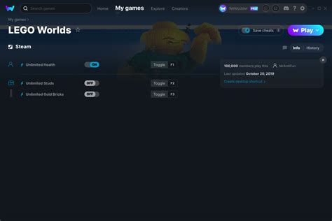 Lego Worlds Cheats And Trainer For Steam Trainers Wemod Community My