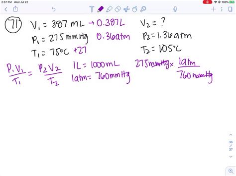 Solvedan Ideal Gas At Standard Temperature And Pressure 0 C Atm