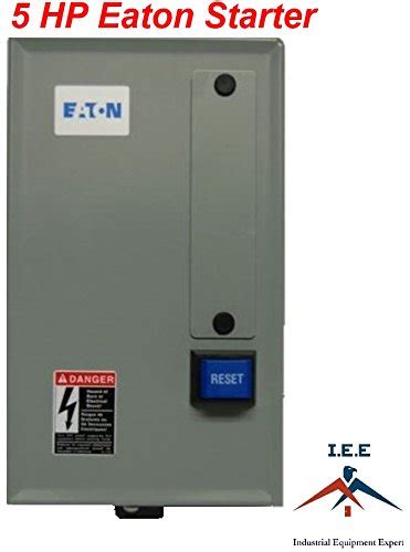 Eaton 5hp Single 1 Phase 230v Magnetic Starter B27cgf30b024 Motor