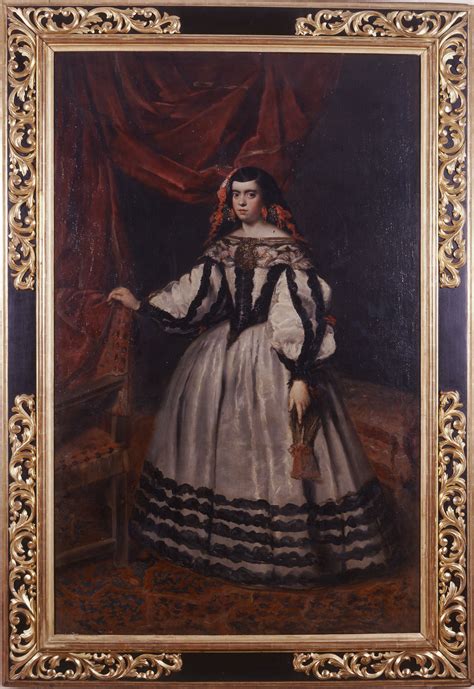Juan Bautista Martínez Del Mazo 1611 1667 Retrato De La Duquesa De