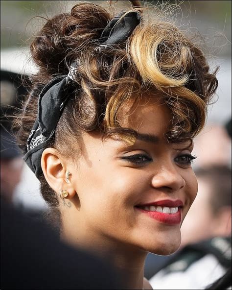 Rihanna Bandana Hair Tutorial Sunflowerhightopvans