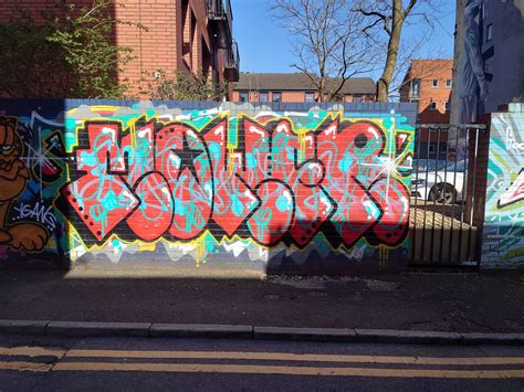 Techni Tou Dromou Art Of The Road Garfield Graffiti Manchester
