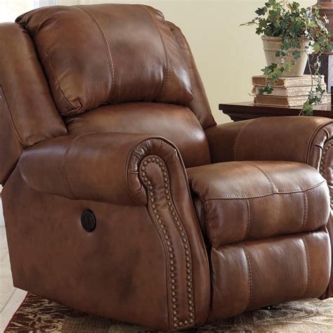 Ashley Furniture Walworth Recliner 59999 Abbyson Living Leather