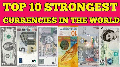 Top 10 Most Valuable Currencies In The World Gambaran