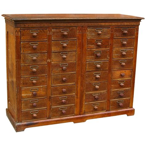 Apothecary chests for your home. Antique Industrial Oak Apothecary Cabinet For Sale at 1stdibs
