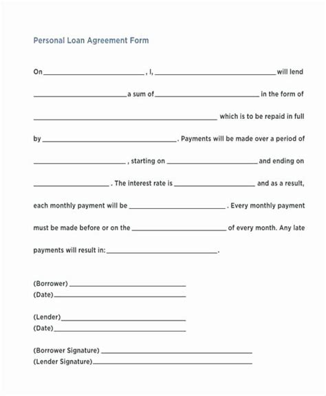Sample personal loan application form in pdf. Simple Loan Application form Template in 2020 | Contract ...