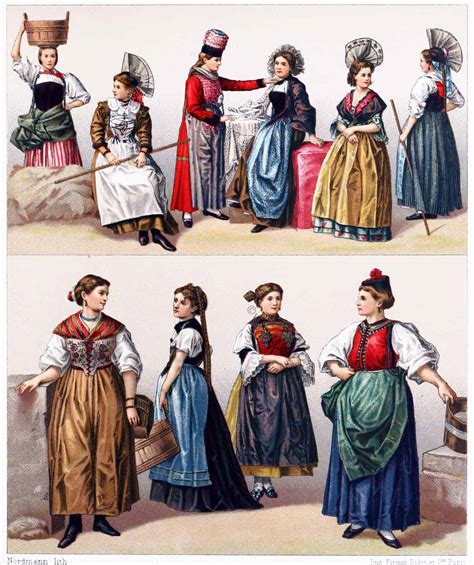 Switzerland Traditional Clothing For Women