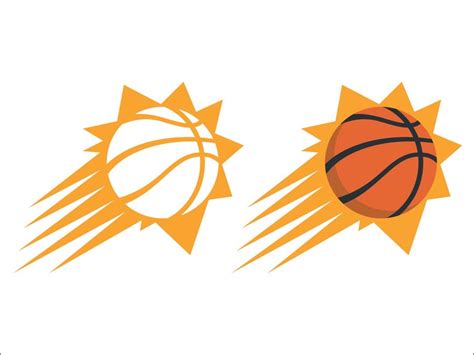 Phoenix Suns Svg Svg Nba Basketball Bundle Clipart Stencil Etsy