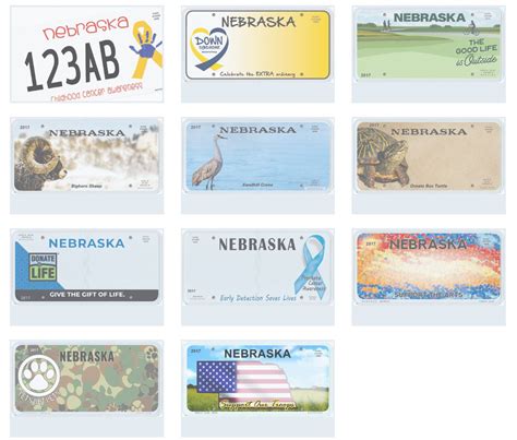 New Nebraska License Plate Designs Cornhusker State Industries Nebraska