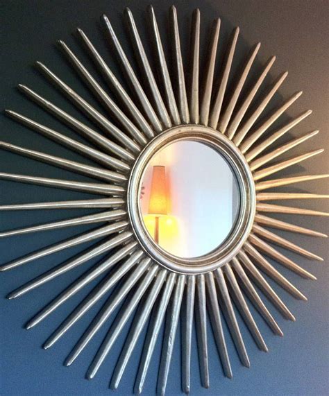 This Is A Stunning Starburst Silver Wall Mirrorit Has A Really Lovely